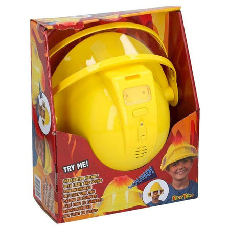 Casco Pompiere Giocattolo Bambini Cappello Vigili del Fuoco con Luci e Suoni