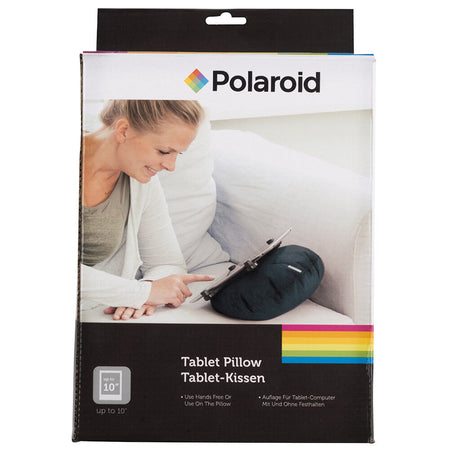Cuscino Porta Tablet Polaroid Tablet Max 10 Pollici +Custodia Cuffie Colore Nero