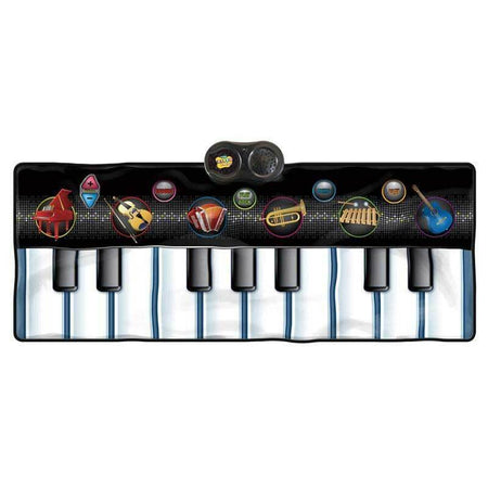 Tastiera Musicale da Pavimento per Bambini Keyboard 6 Strumenti con Registratore
