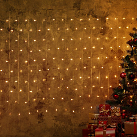Tenda luminosa con led a luce bianca con cavo bianco decorazione per esterno Casa e cucina/Decorazioni per interni/Addobbi e decorazioni per ricorrenze/Decorazioni natalizie/Luci natalizie/Catene luminose per interni MagiediNatale.it - Altamura, Commerciovirtuoso.it