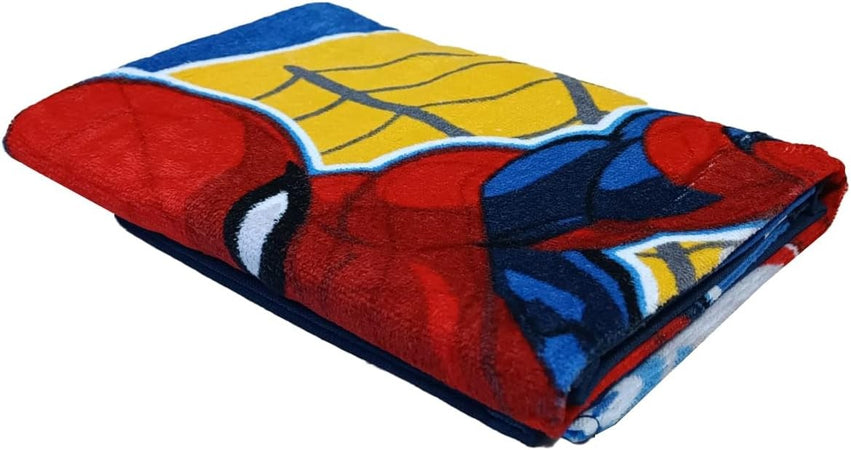 Spiderman Set 2 Asciugamani Bagno Ufficiali Marvel Asciugmano Viso + Asciugamano Ospite
