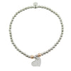 I Giampini bracciale elastico in argento con pendente cuore con zirconi  Gioielleria Saba - Dolianova, Commerciovirtuoso.it