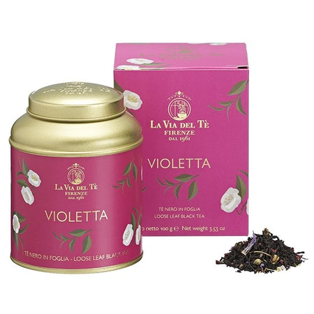 Violetta - Tè nero in Lattina Regalo Alimentari e cura della casa/Caffè tè e bevande/Tè e tisane/Tè nero MariTea bottega del Tè - Lodi, Commerciovirtuoso.it