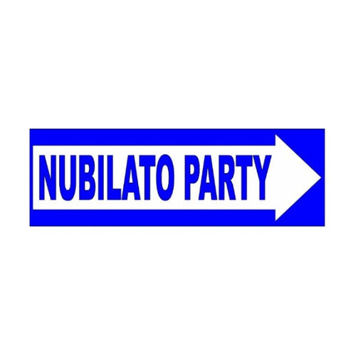 Cartello Plastificato Insegna con Direzione Nubilato Party per festa di Addio Al Nubilato Salute e cura della persona/Erotismo e contraccezione/Sex toys/Gadget per addio al nubilato e al celibato Kondorama - Martinsicuro, Commerciovirtuoso.it