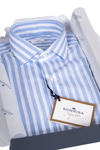 Camicia uomo Sonrisa -  Fantasia righe -  collo francese Moda/Uomo/Abbigliamento/T-shirt polo e camicie/Camicie casual Couture - Sestu, Commerciovirtuoso.it