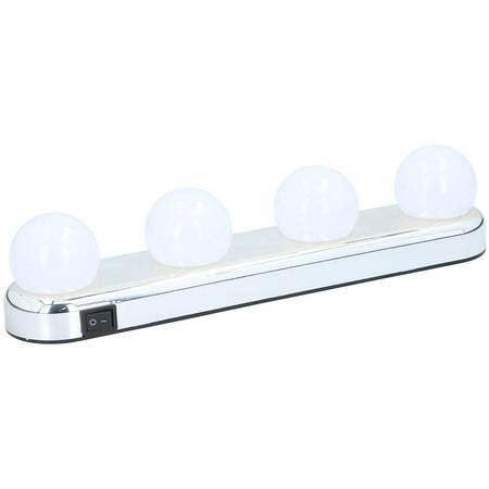 Lampada LED per Specchio Luminosa con Ventose Luce Bianco Freddo Trucco Selfie