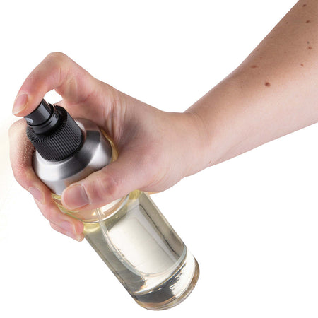 Spruzzino Dosatore Spray per Olio da Cucina Capienza 150ml in Acciaio e Vetro