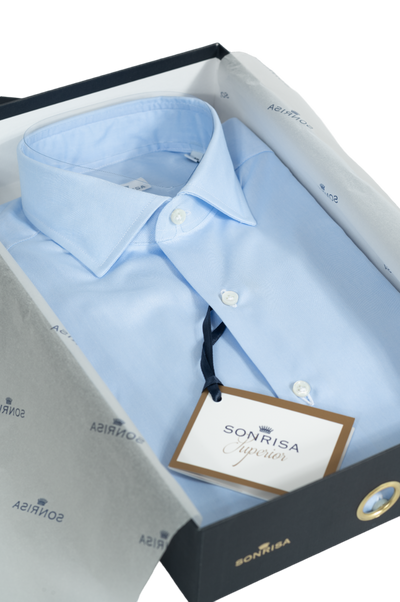 Camicia uomo Sonrisa - Tinta unita -  collo francese Moda/Uomo/Abbigliamento/T-shirt polo e camicie/Camicie casual Couture - Sestu, Commerciovirtuoso.it