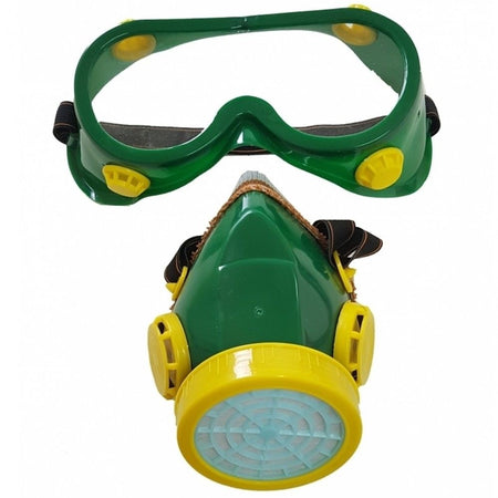 Occhiali Maschera Con Respiratore Filtro Antipolvere Gas Protezione  Sicurezza - commercioVirtuoso.it