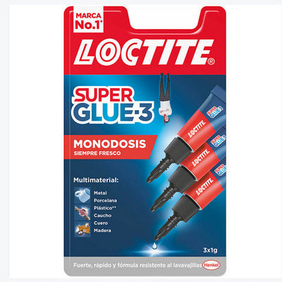 Loctite 1g x 3 SuperGlue Mini Trio Promo Pack Super Colla Istantanea