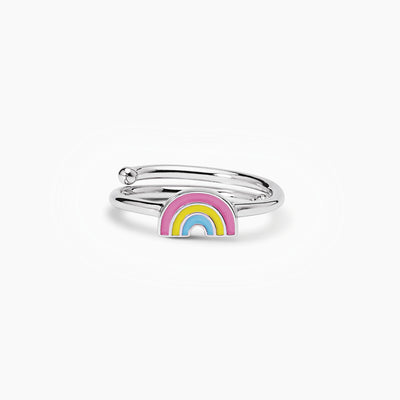 Anello Bambina Mabina 523321 Con Arcobaleno Moda/Bambine e ragazze/Gioielli/Anelli Gioielleria Cameli - Monte Urano, Commerciovirtuoso.it