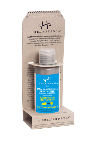 Herb Sardinia Crema Solare Minerale Alta Protezione Mirto 100 ml