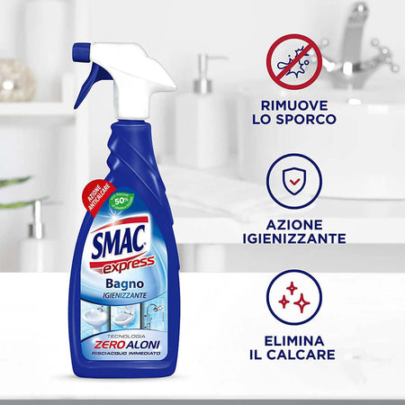 3 x Smac Express Bagno Igienizzante Spray Antibatterico (3 x 650ml)