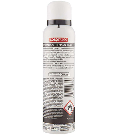 12 x Deodorante Borotalco Deo Spray Invisible Promo Pack Confezione 12 Bottiglie
