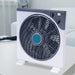 Ventilatore Da Terra Box Fan 45 W con Timer 3 Velocita da tavolo 5 Pale 30 cm