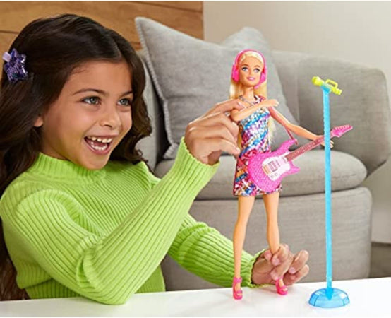 Barbie Grandi Sogni Grande Città Bambola Malibu Bionda 30 cm Canta Idea Regalo