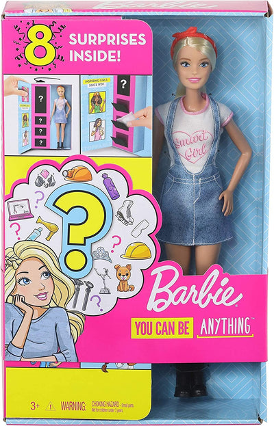 Barbie Carriere a Sorpresa Bambola 30 cm per Bambini con 2 Outfit Idea Regalo