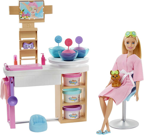 Barbie alla Spa Playset con Bambola Cagnolino e Accessori Giocattolo Idea Regalo