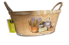 Cestino Portapiante Ovale e Tondo 24 cm Assortito Giardino e giardinaggio/Attrezzi da giardino e attrezzature per l'irrigazione/Vasi e accessori per piante/Vasi tradizionali Scontolo.net - Potenza, Commerciovirtuoso.it