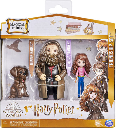 Harry Potter Wizarding World Set Amicizia Hermione e Rubeus Hagrid e Thor 7.5 cm