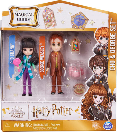 Harry Potter Wizarding World Set Amicizia George Weasley e Cho Chang e Accessori