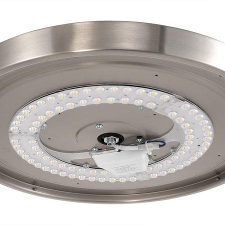 Ventilatore Lampadario da Soffitto 4 Pale richiudibili LED e Telecomando 106 cm