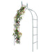 Arco da Giardino Supporto per Rose e Piante Rampicanti in Metallo Altezza 240 cm