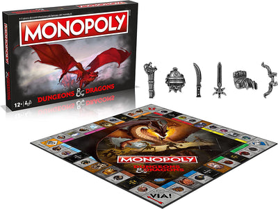Monopoly Dungeons & Dragons Gioco da Tavolo Giochi Strategia Società Idea Regalo