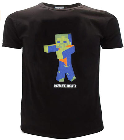 T-Shirt Minecraft Taglie da 10 a 16 Anni nero Moda/Bambini e ragazzi/Abbigliamento/T-shirt polo e camicie/T-shirt Store Kitty Fashion - Roma, Commerciovirtuoso.it
