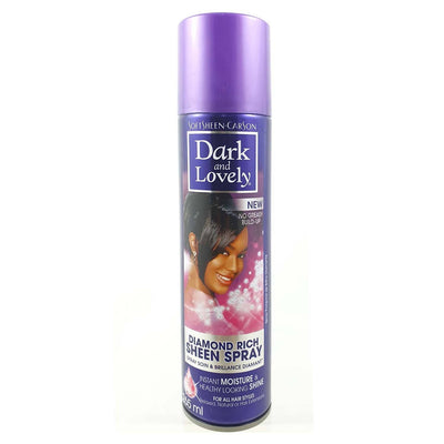 Dark and Lovely Sheen Hair Spray Diamond Rich 265 Ml Olio Condizionante Spray per Capelli Idratante E Lucidante Bellezza/Cura dei capelli/Oli per capelli Agbon - Martinsicuro, Commerciovirtuoso.it