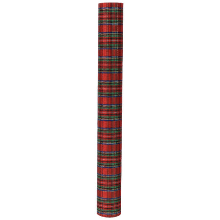 Rotolo di tessuto scozzese, color verde e rosso, decorazione natalizia per interno, in poliestere Casa e cucina/Hobby creativi/Cucito/Tessuti MagiediNatale.it - Altamura, Commerciovirtuoso.it