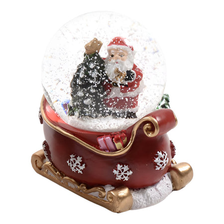 Palla di neve con "Babbo Natale su slitta" color rosso e bianco 5 x 4,5 x h 6,5 cm Casa e cucina/Decorazioni per interni/Addobbi e decorazioni per ricorrenze/Decorazioni natalizie/Neve artificiale MagiediNatale.it - Altamura, Commerciovirtuoso.it