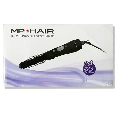 Mp Hair Termo Spazzola Professionale Con Testine Effetto Ondulato E Tastina Effetto Riccio