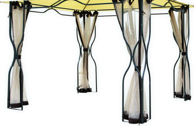 Gazebo ricambio zanzariera colorado 3x3m - art. 7403030000 130gr/m2 beige