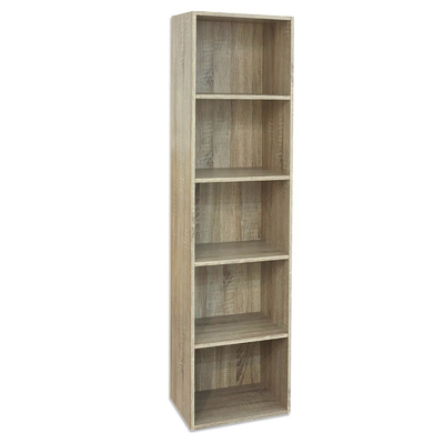 Libreria in legno 5 ripiani scaffale Rovere L 40 x H 29 x H 172 cm Your Self