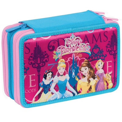 ASTUCCIO COMPLETO 3 ZIP PRINCIPESSE DISNEY ACCESSORIATO BAMBINE SCUOLA Cancelleria e prodotti per ufficio/Scuola e materiale didattico/Materiale scolastico/Cartelle e zaini per la scuola/Astucci Trade Shop italia - Napoli, Commerciovirtuoso.it