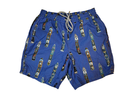 Boxer mare Uomo Zeybra Portofino 1962 - fantasia navi  - colore blu elettrico Moda/Uomo/Abbigliamento/Mare e piscina/Pantaloncini e calzoncini Couture - Sestu, Commerciovirtuoso.it