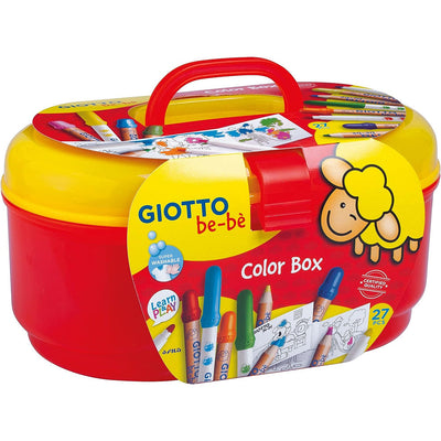 Giotto Be-Bè Bauletto Valigetta Supercolor Box 27 Pezzi Idea Regalo per Bambini