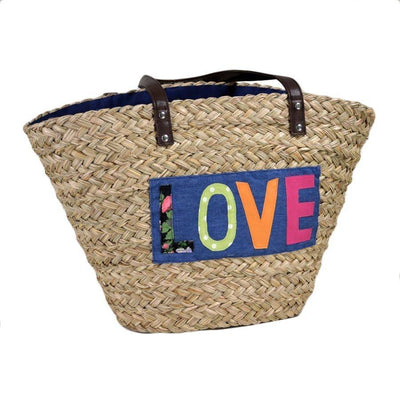 Borsa di paglia Love Vacchetti