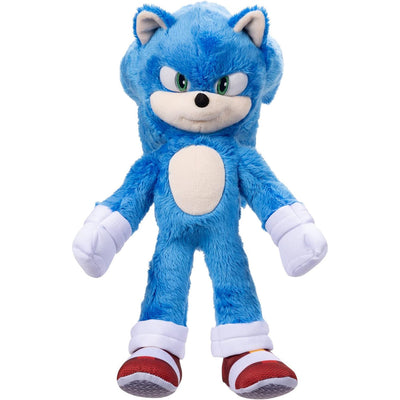 Sonic The Hedgehog Peluche 33 cm Morbido Riproduzione Fedele Gioco Idea Regalo