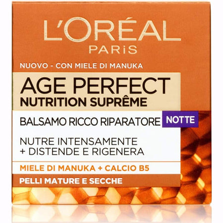 L'Oréal Paris Age Perfect Nutrition Supreme Crema Viso Antirughe Notte 50 ml