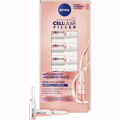 Nivea Cellular Filler Anti Gravità + Ricompattante Ampolle Lifting 7 x 8,40 ml