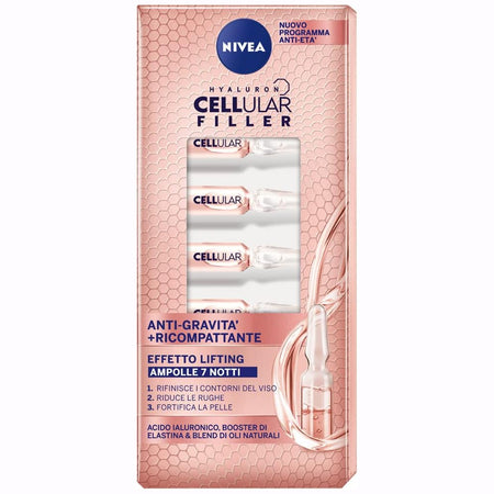 Nivea Cellular Filler Anti Gravità + Ricompattante Ampolle Lifting 7 x 8,40 ml