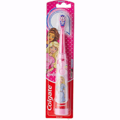 Colgate Kids 3+ Barbie Spazzolino da Denti a Batteria Sostituibile Extra Morbido