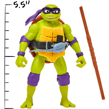 Tartarughe Ninja Personaggio Donatello Mutant Mayhem Altezza 15cm Idea Regalo