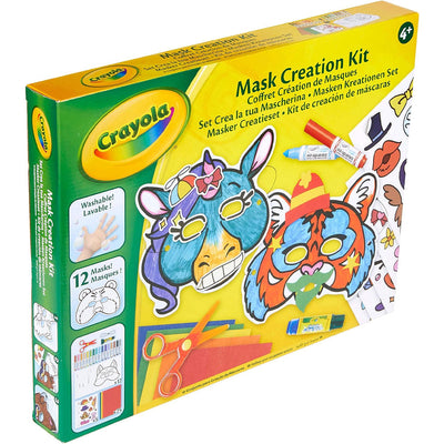 Crayola Cofanetto Creazione di Maschere Gioco Educativo Kit Attività Idea Regalo