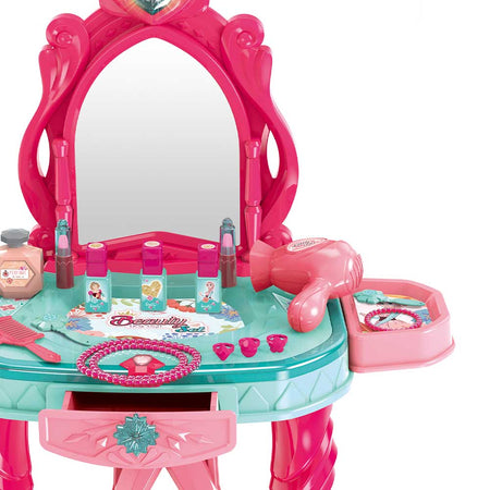 Specchiera Make Up Salone di Bellezza Bambini Musica Luci Giocattolo Idea Regalo