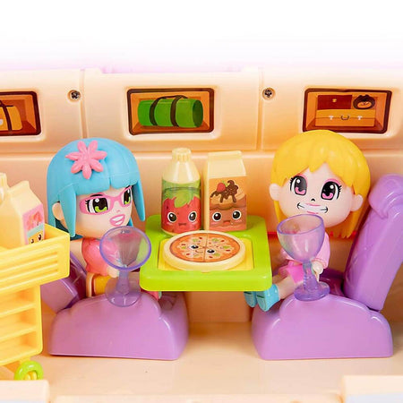 Aeroplano Playset Casa delle Bambole Aereo da Sogno Rosa Giocattolo per Bambini
