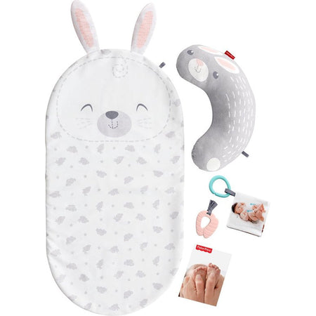 Fisher-Price Baby Bunny Set Massaggi Giocattolo Neonati 0+ Mesi Tema Coniglio
