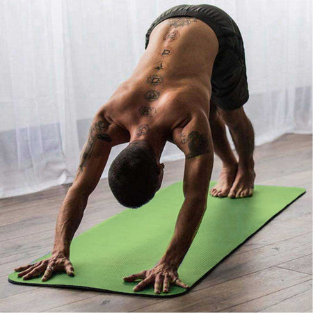 Tappetino Yoga Antiscivolo 173 x 61 cm Ideale x Palestra Fitness 4 colori ass.